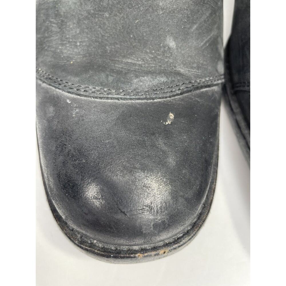 size 42 Belstaff Tourmaster 1955 Black ankle boots slip on chelsea made in Italy - Picture 4 of 11